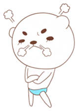 Pants bear&tie rabbit sticker #5274461