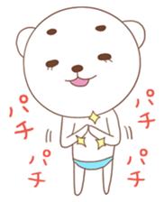 Pants bear&tie rabbit sticker #5274464