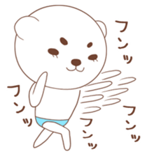 Pants bear&tie rabbit sticker #5274467