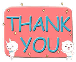 Pants bear&tie rabbit 3rd sticker #5274561