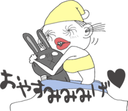 Ms. Ear hair sticker #5274906