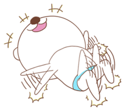 Pants bear&tie rabbit 2nd sticker #5275170