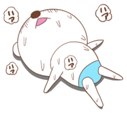 Pants bear&tie rabbit 2nd sticker #5275171