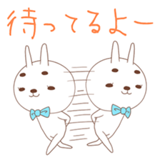 Pants bear&tie rabbit 2nd sticker #5275182