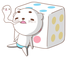 Pants bear&tie rabbit 2nd sticker #5275192