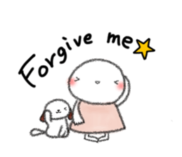 Tekuchun and Kenchan (Winter) english sticker #5275516