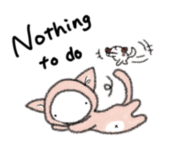 Tekuchun and Kenchan (Winter) english sticker #5275519