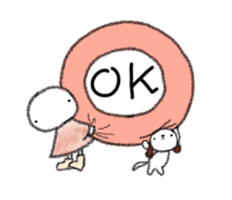 Tekuchun and Kenchan (Winter) english sticker #5275521