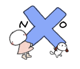 Tekuchun and Kenchan (Winter) english sticker #5275522