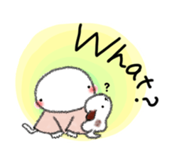 Tekuchun and Kenchan (Winter) english sticker #5275525