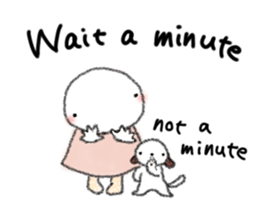 Tekuchun and Kenchan (Winter) english sticker #5275530