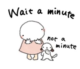 Tekuchun and Kenchan (Winter) english sticker #5275530