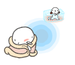 Tekuchun and Kenchan (Winter) english sticker #5275534