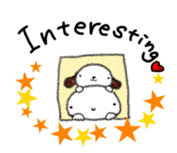 Tekuchun and Kenchan (Winter) english sticker #5275537