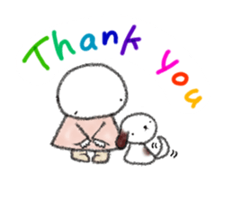 Tekuchun and Kenchan (Winter) english sticker #5275538