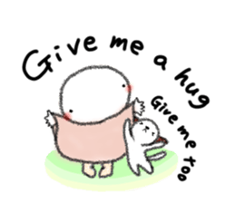 Tekuchun and Kenchan (Winter) english sticker #5275539