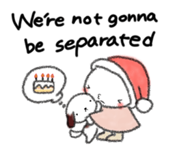 Tekuchun and Kenchan (Winter) english sticker #5275540