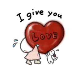 Tekuchun and Kenchan (Winter) english sticker #5275548