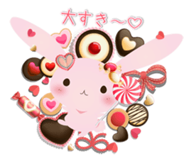 Lovely PinkyRabbit sticker #5275956