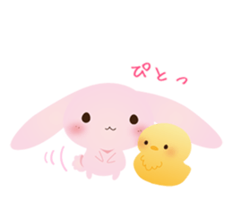 Lovely PinkyRabbit sticker #5275960