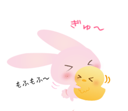 Lovely PinkyRabbit sticker #5275962