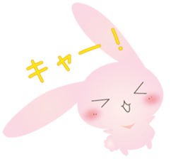 Lovely PinkyRabbit sticker #5275968