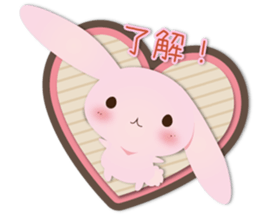 Lovely PinkyRabbit sticker #5275969