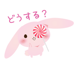 Lovely PinkyRabbit sticker #5275971