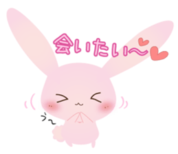 Lovely PinkyRabbit sticker #5275979