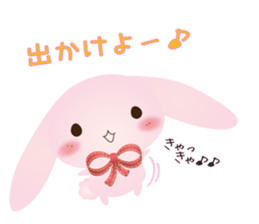 Lovely PinkyRabbit sticker #5275982