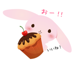 Lovely PinkyRabbit sticker #5275983