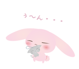 Lovely PinkyRabbit sticker #5275985