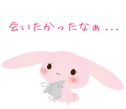 Lovely PinkyRabbit sticker #5275988