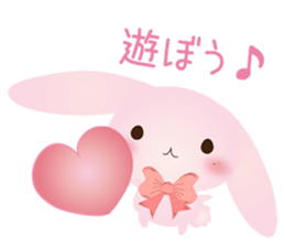 Lovely PinkyRabbit sticker #5275989
