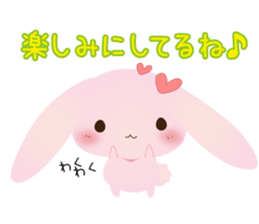 Lovely PinkyRabbit sticker #5275991