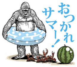 Gorilla gorilla gorilla 4 sticker #5276000