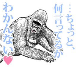 Gorilla gorilla gorilla 4 sticker #5276019