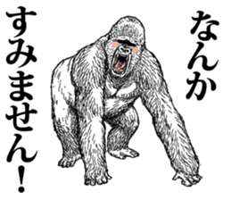 Gorilla gorilla gorilla 4 sticker #5276027