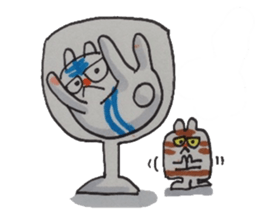 The roller coaster of thel cat. sticker #5276318