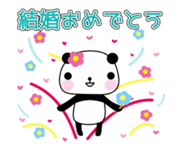 Congratulations panda sticker #5277455