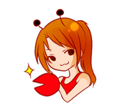 constellation girls sticker #5277639