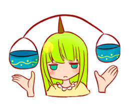 constellation girls sticker #5277642