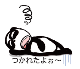 a panda with strength sticker #5278517