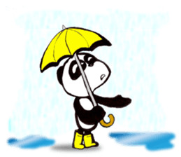 a panda with strength sticker #5278522