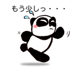 a panda with strength sticker #5278524