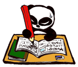 a panda with strength sticker #5278525