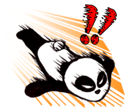 a panda with strength sticker #5278527