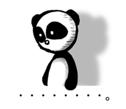 a panda with strength sticker #5278528