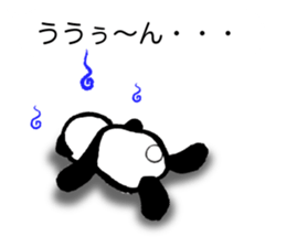 a panda with strength sticker #5278538