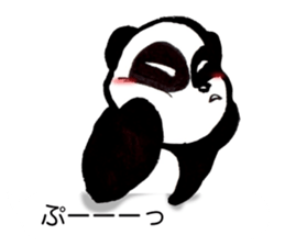 a panda with strength sticker #5278545